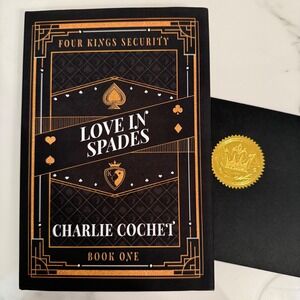 Love in Spades Charlie Cochet Signed Four Kings Security Book 1 MM Romance NEW